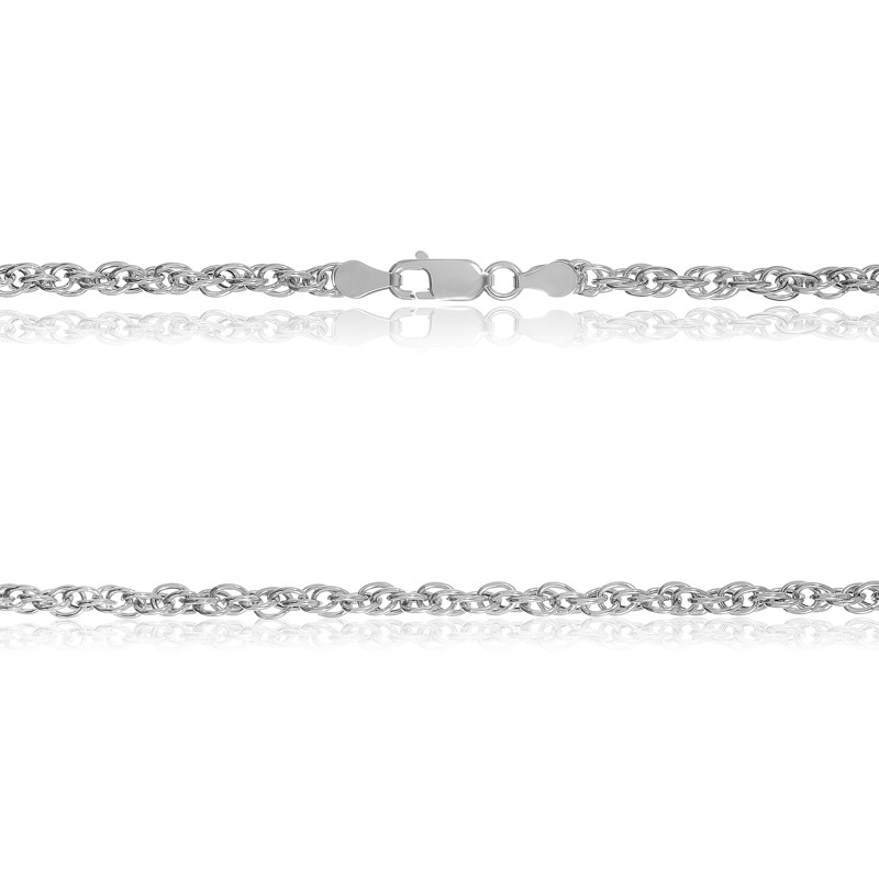 

Серебряная цепь Silvex925 родированная - 803Р 4/70, женская