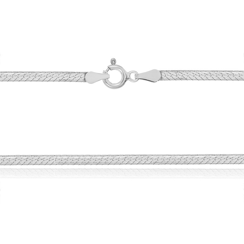 

Серебряная цепь Silvex925 родированная - 825Р 5/45, женская