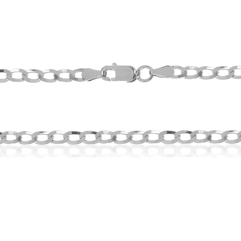 

Серебряная цепь Silvex925 родированная - 145Р 7/50, женская