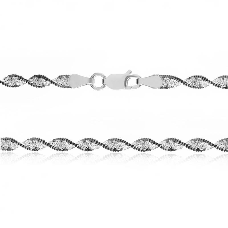 

Серебряная цепь Silvex925 оксидированная - 085В 6/50, женская