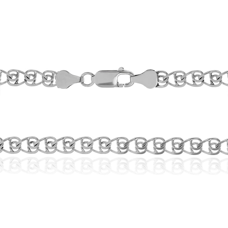 

Серебряная цепь Silvex925 родированная - 841Р 4/50, женская