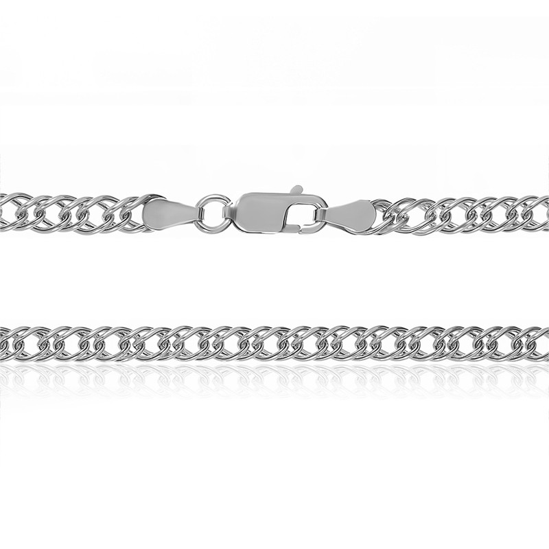 

Серебряная цепь Silvex925 родированная - 811Р 2/50, женская