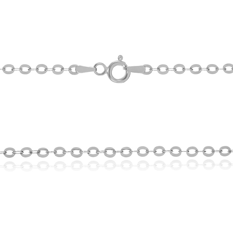 

Серебряная цепь Silvex925 родированная - 151Р 2/80, унисекс