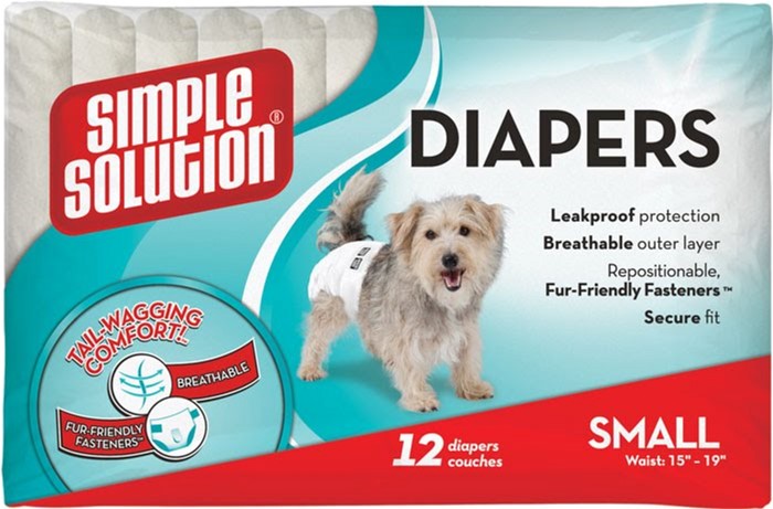 

Гигиенические подгузники для животных Simple Solution Disposable Diapers Small 30 шт