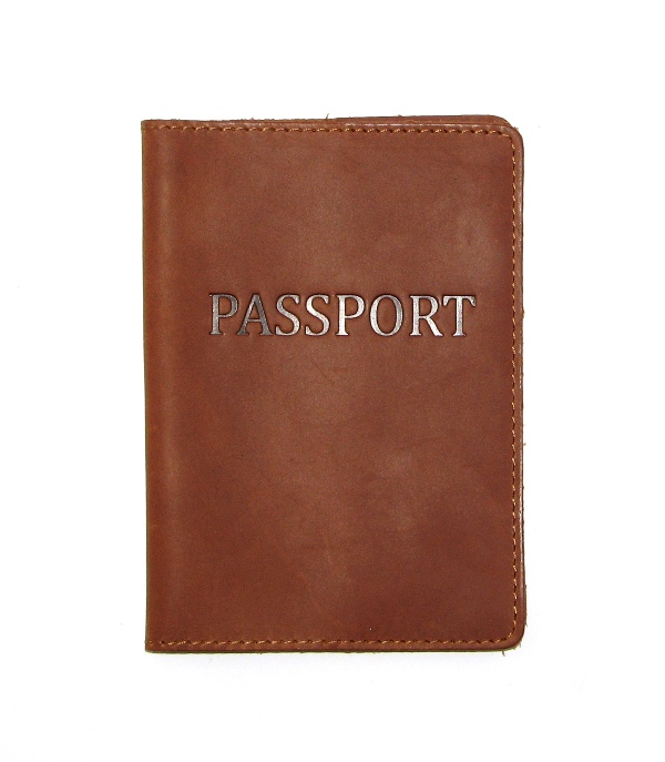 

Обложка для паспорта DNK Leather кожаная Паспорт H col.N коричневая (46001)
