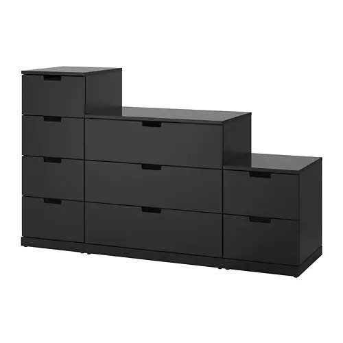 

Комод с 9 ящиками IKEA NORDLI 160x99 см антрацит (092.480.49)