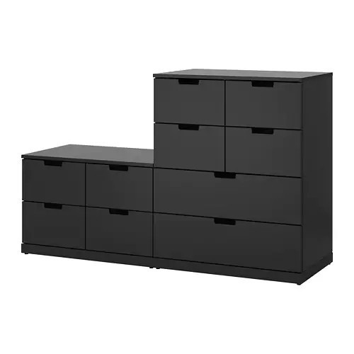

Комод с 10 ящиками IKEA NORDLI 160x99 см антрацит (792.480.41)