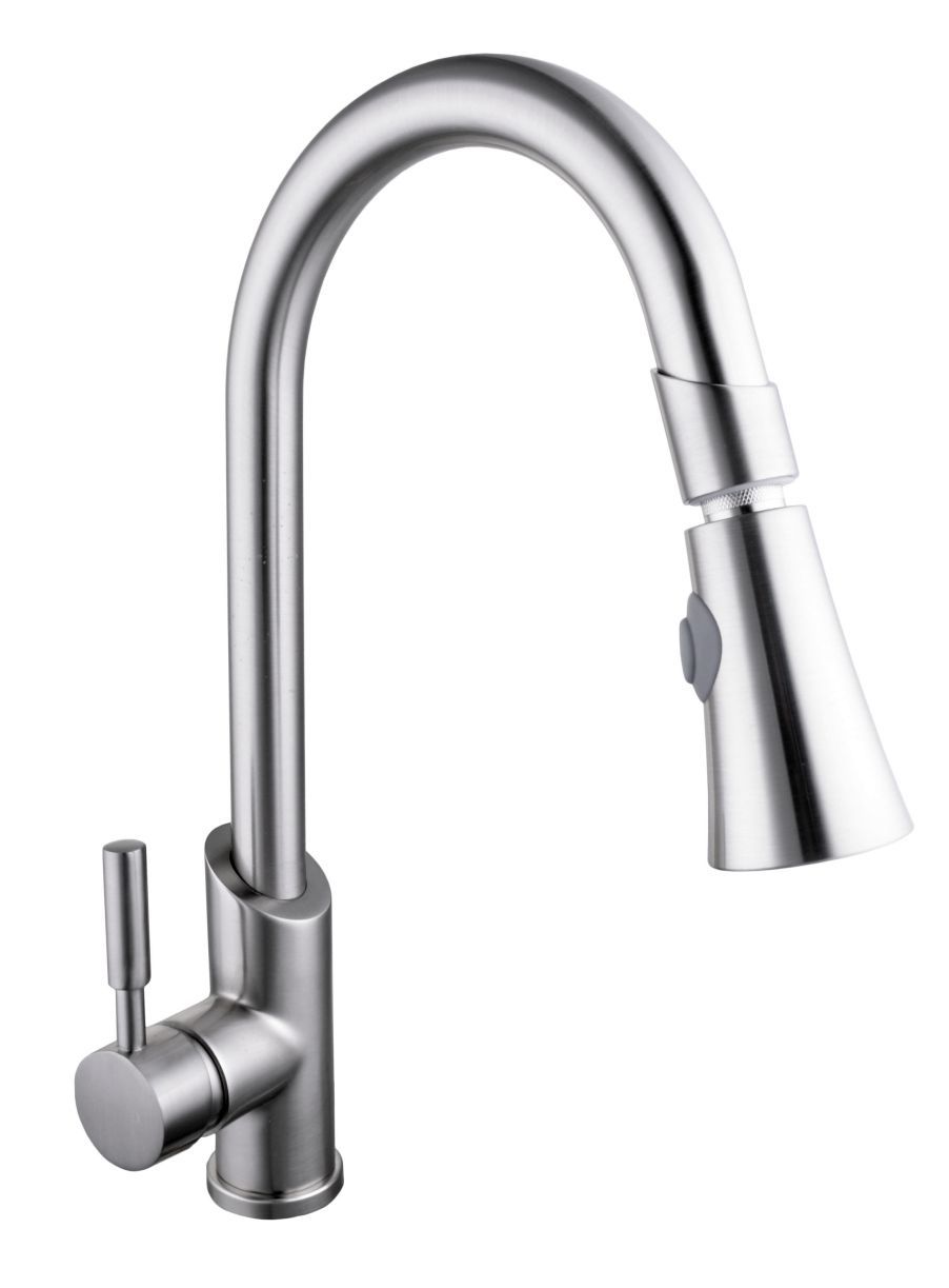 

Смеситель кухонный Globus Lux Lazer Gllr-1031 с вытяжной лейкой