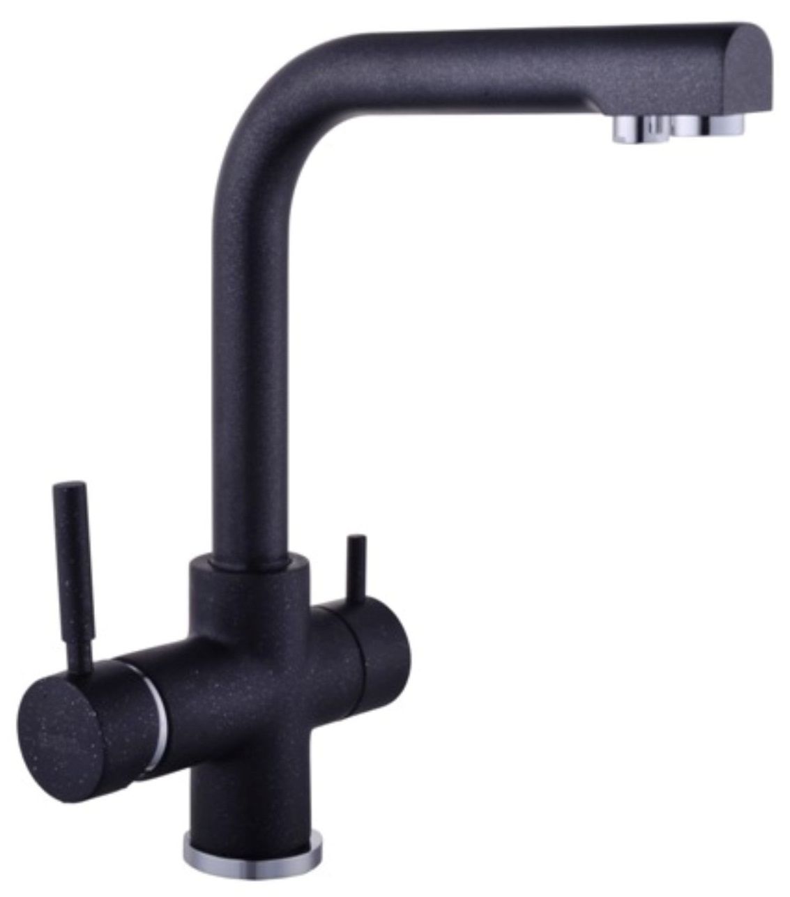 

Смеситель кухонный Globus Lux Lazer Gllr-0888 Onix черный комбинированный