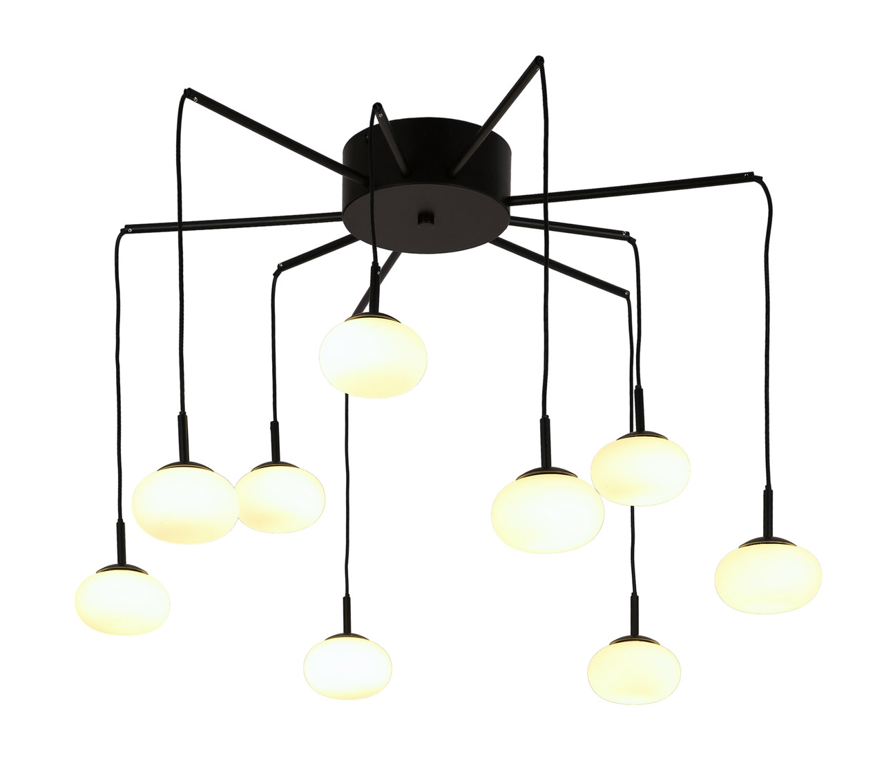 

Светодиодная люстра Levistella 720P15060-9LED BK