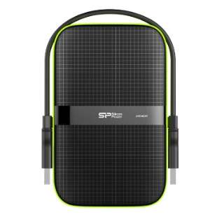 

Жорсткий диск зовнішній SiliconPower USB 3.2 Gen1 Armor A60 5TB 2,5" Чорно-зелений (SP050TBPHDA60S3K)