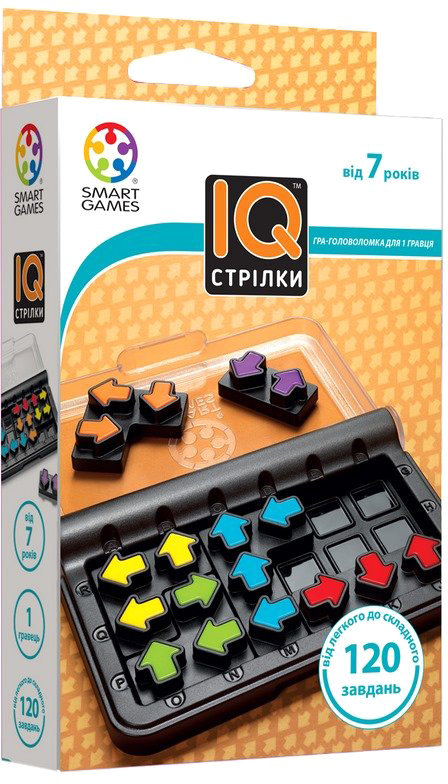 

Настольная игра Smart Games IQ Стрелки (SG 424 UKR) (5414301523604)