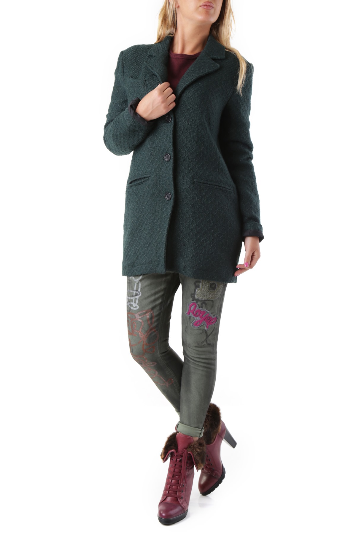 

Пальто 525 Dark Green M темно-зеленый