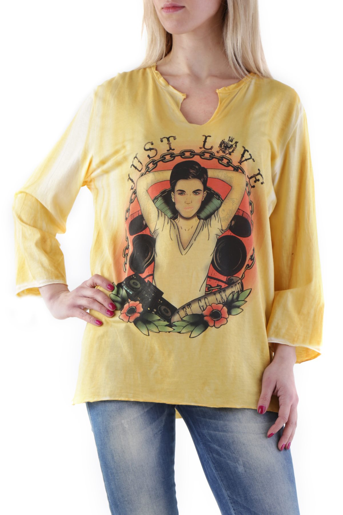 

Футболка 525 Yellow T.U. желтый