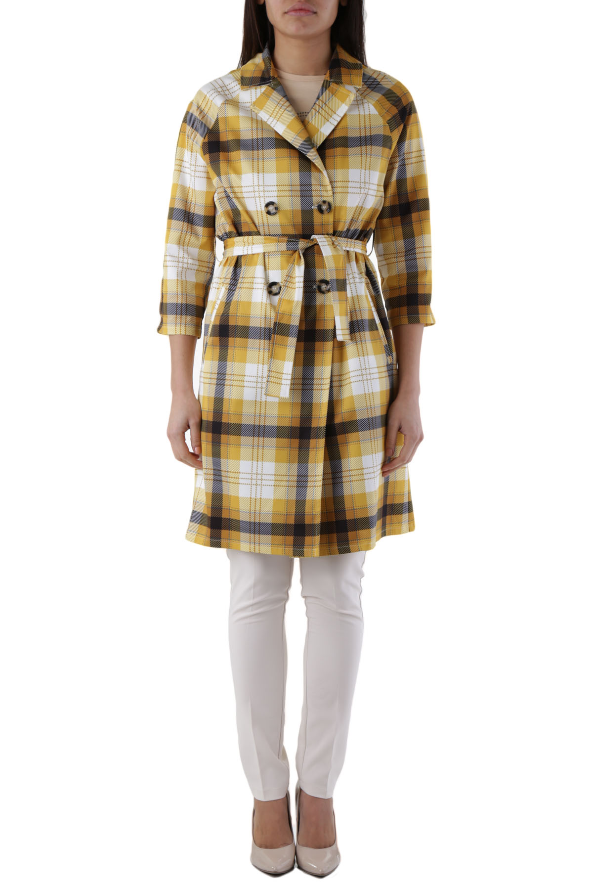 

Тренч Olivia Hops Yellow  желтый, Тренч Olivia Hops Yellow 44 желтый