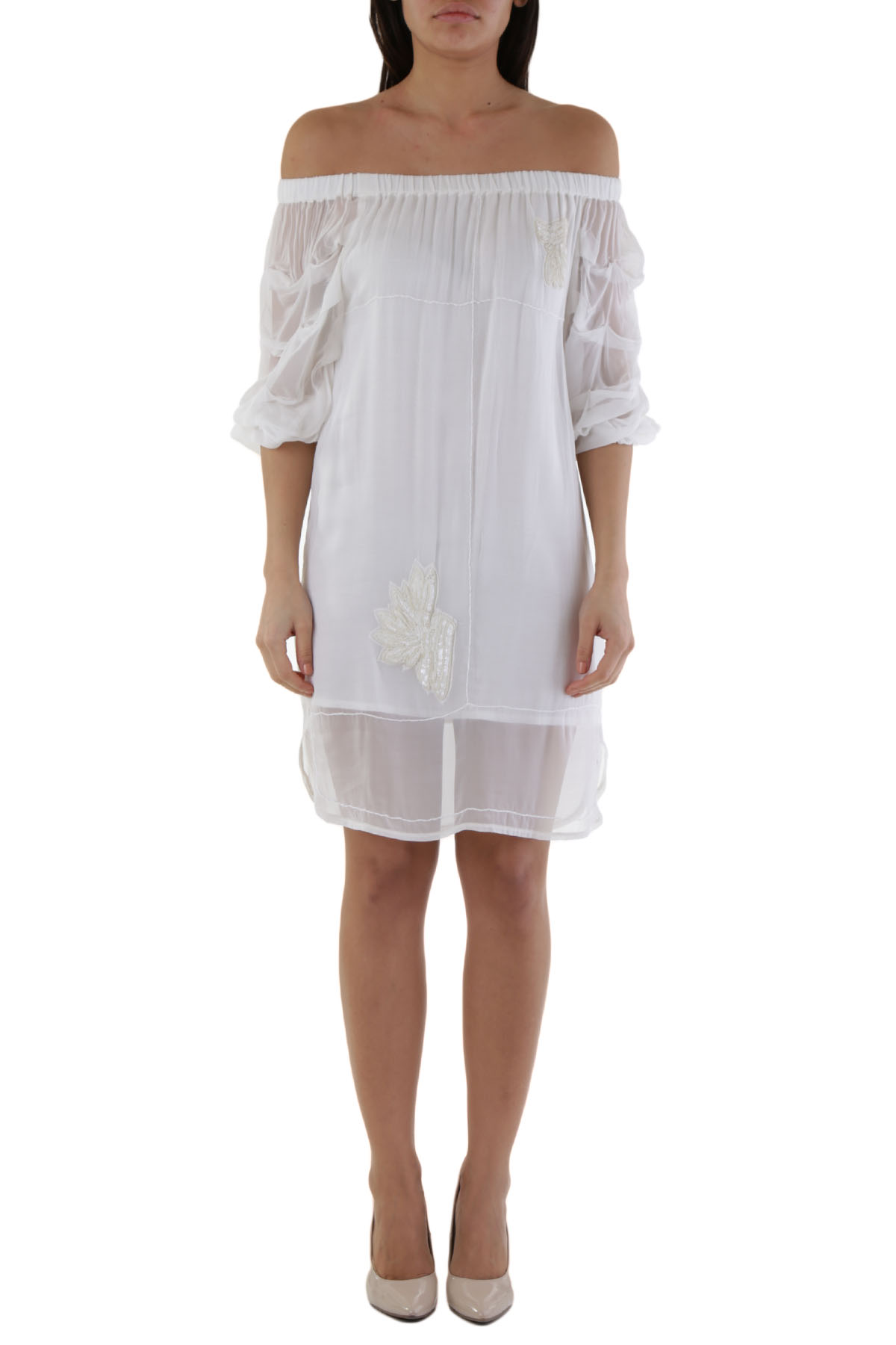 

Платье Cristina Gavioli White  белый, Платье Cristina Gavioli White 42 белый