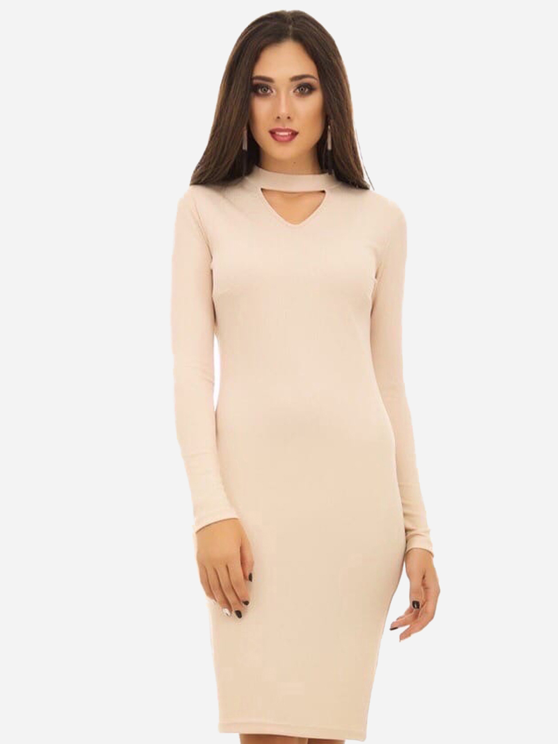 

Платье Irma Style 4048 L Бежевое