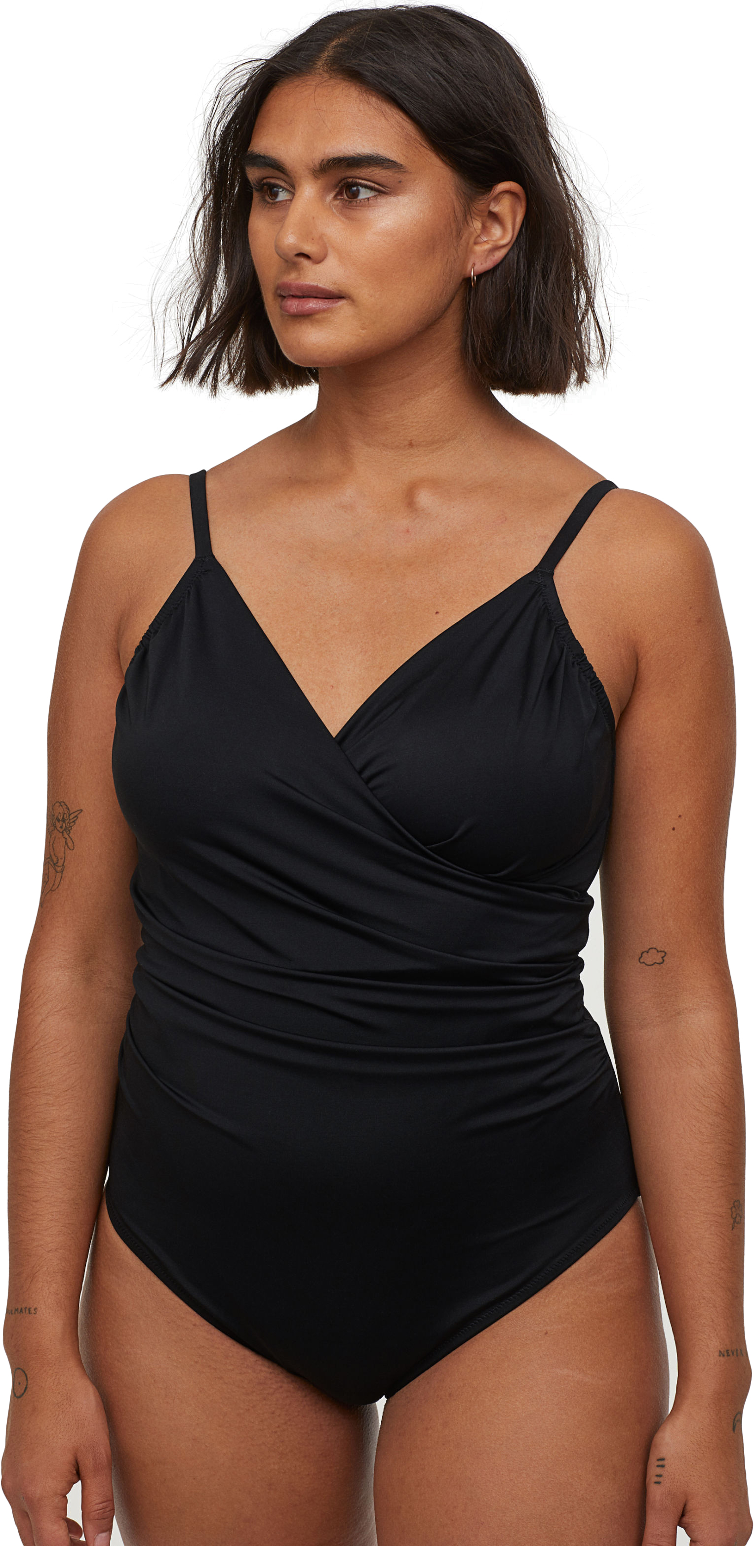 

Купальник слитный женский H&M C51501881837 32 Черный