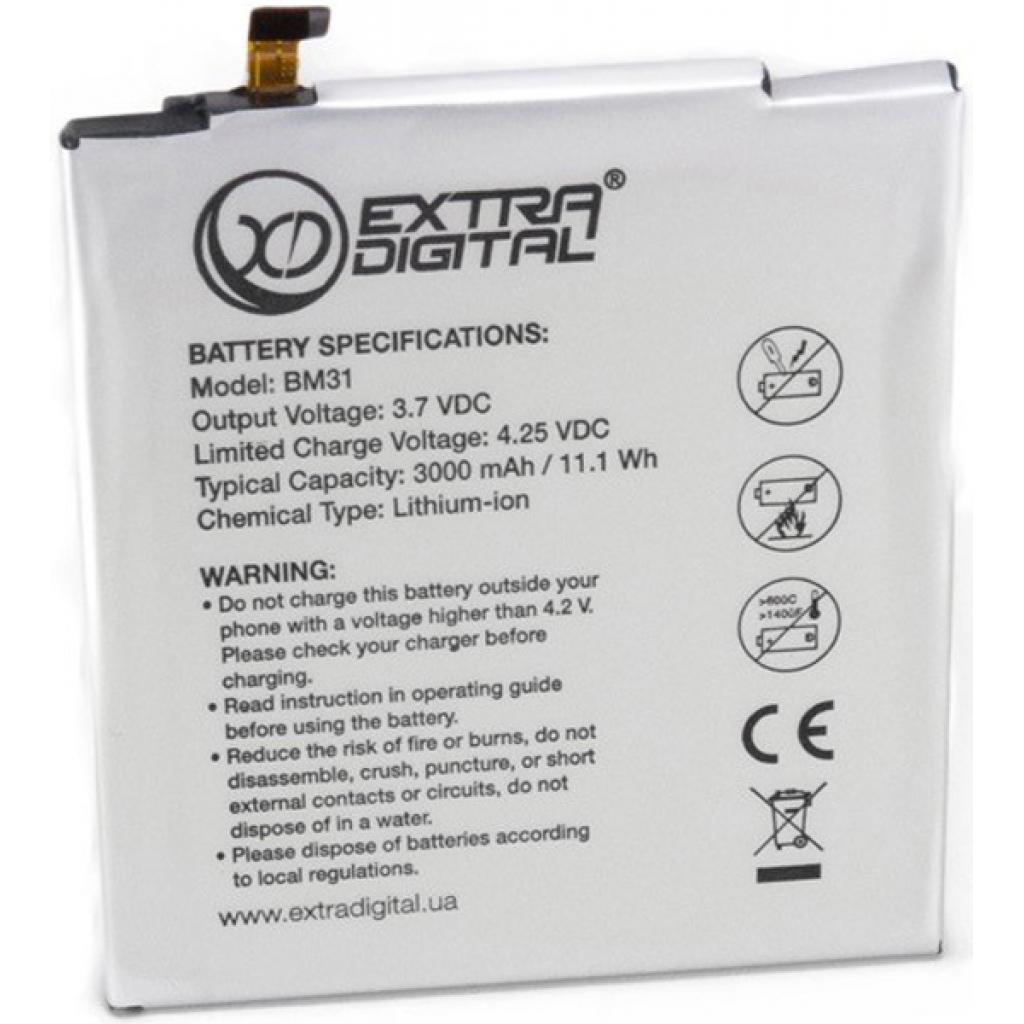 

Акумуляторна батарея EXTRADIGITAL Xiaomi Mi3 (BM31) 3000 mAh
