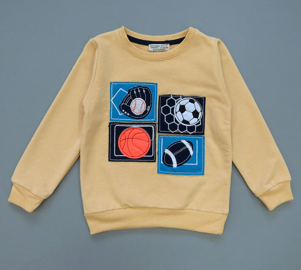 

Свитшот Paty Kids для мальчика 86-92 см Желтый 14721