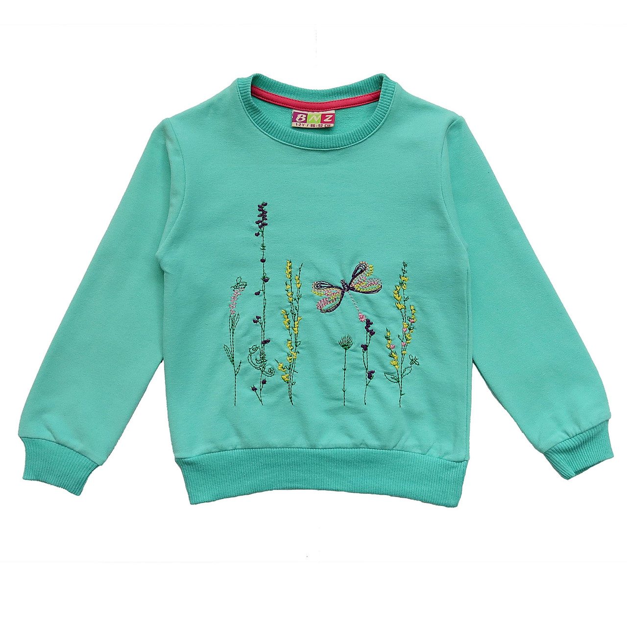 

Свитшот BNZ kids для девочки 110-116 см Бирюзовый 11893