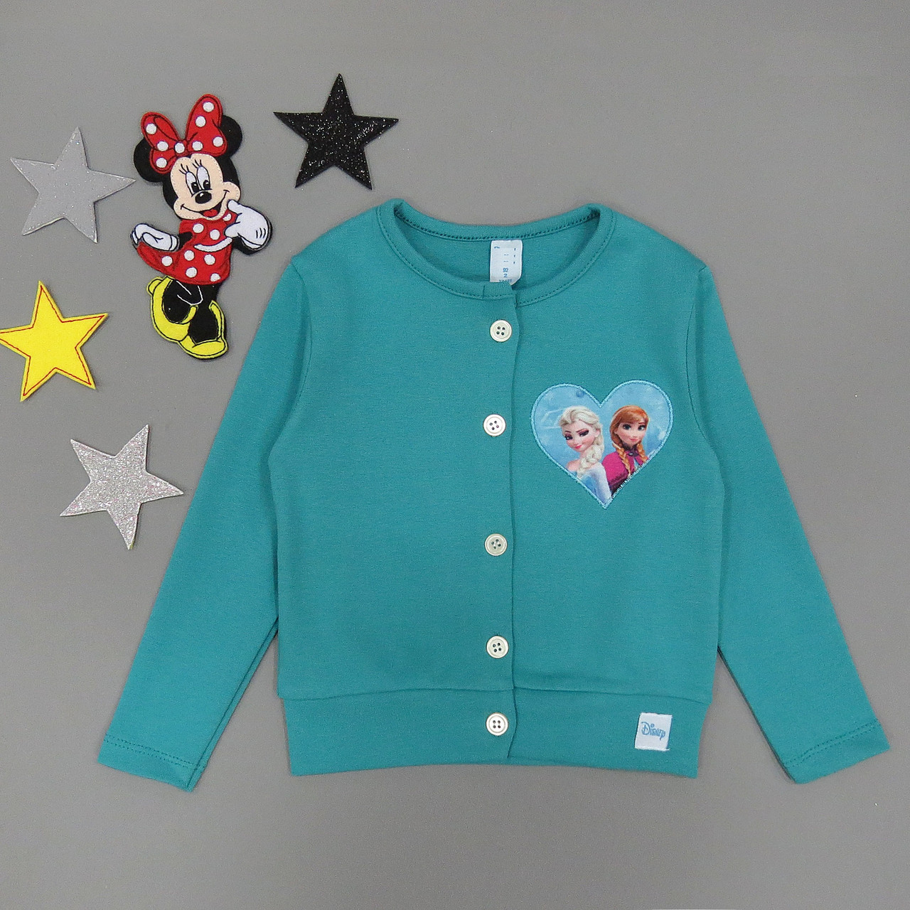 

Кофта Kids collection "Эльза и Анна" для девочки 92 см Бирюзовая 15437