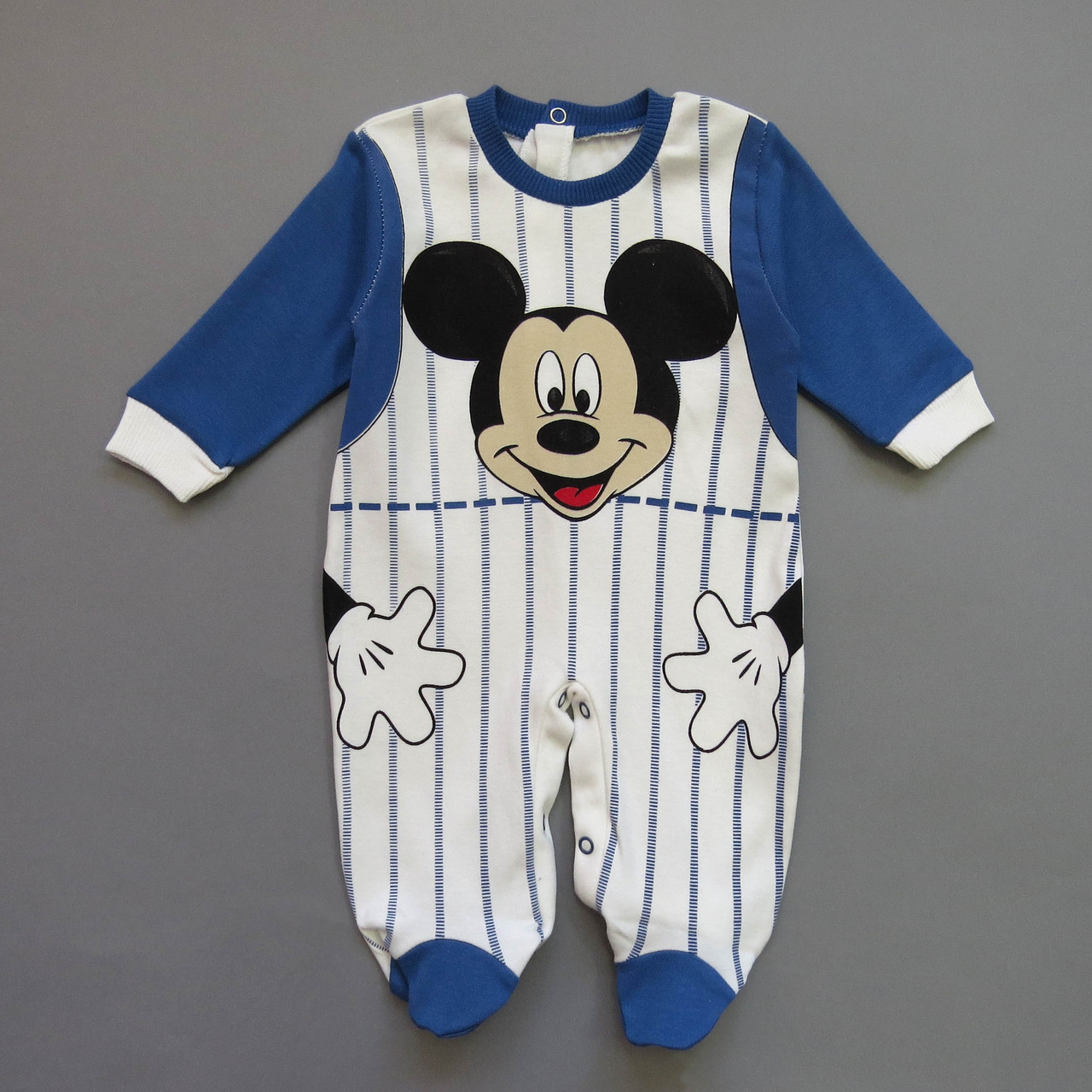 

Человечек Mickey Mouse MC.ELCI для мальчика 62 см Белый с синим 11555