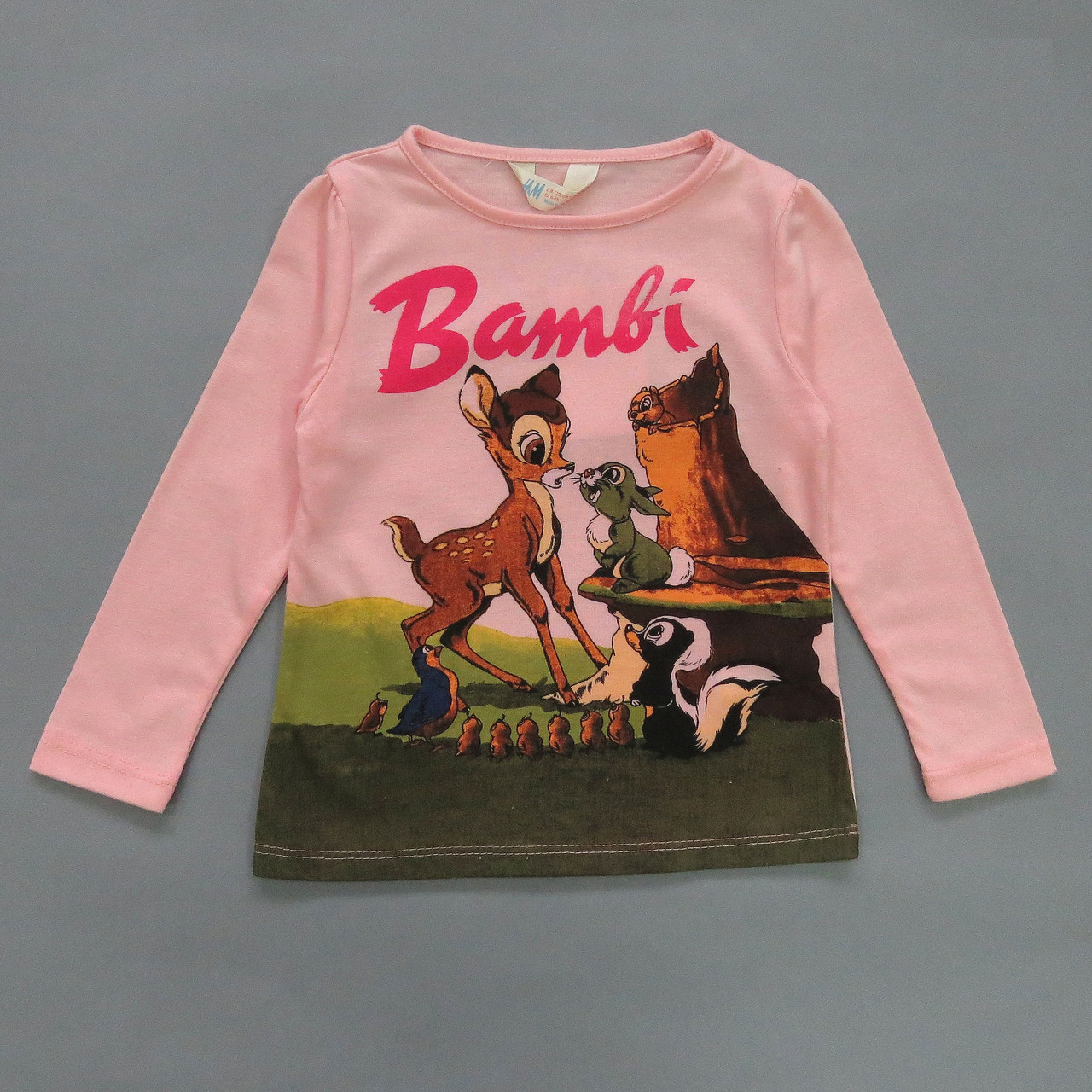 

Лонгслив Bambi H&M для девочки 122-128 см Розовый 4116