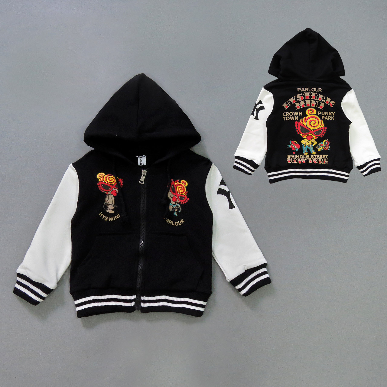 

Бомбер Pinnuo fashion Hysteric mini для девочки 110 см Черный 7549