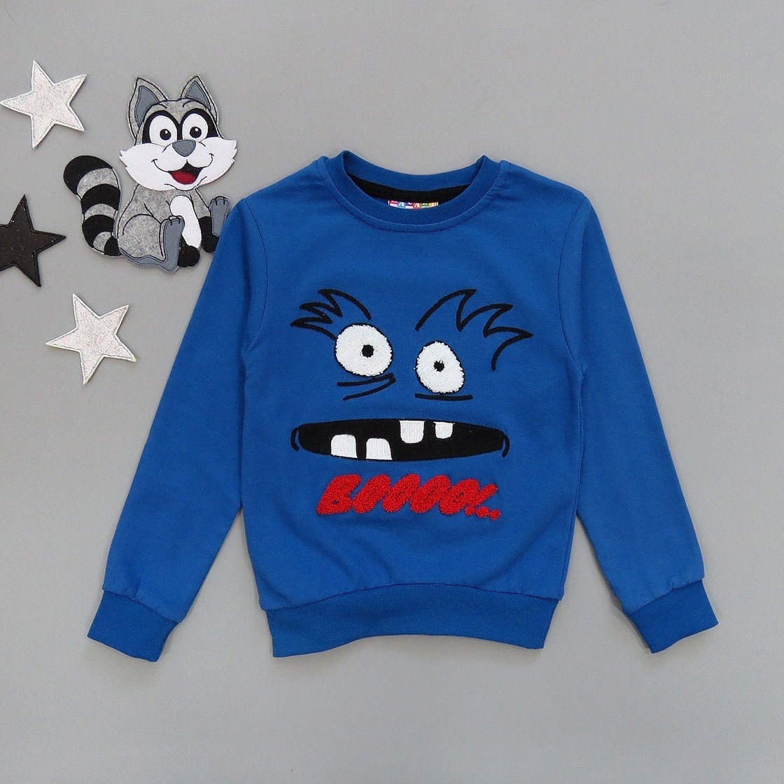 

Свитшот Hacali kids для мальчика 86-92 см Синий 17244