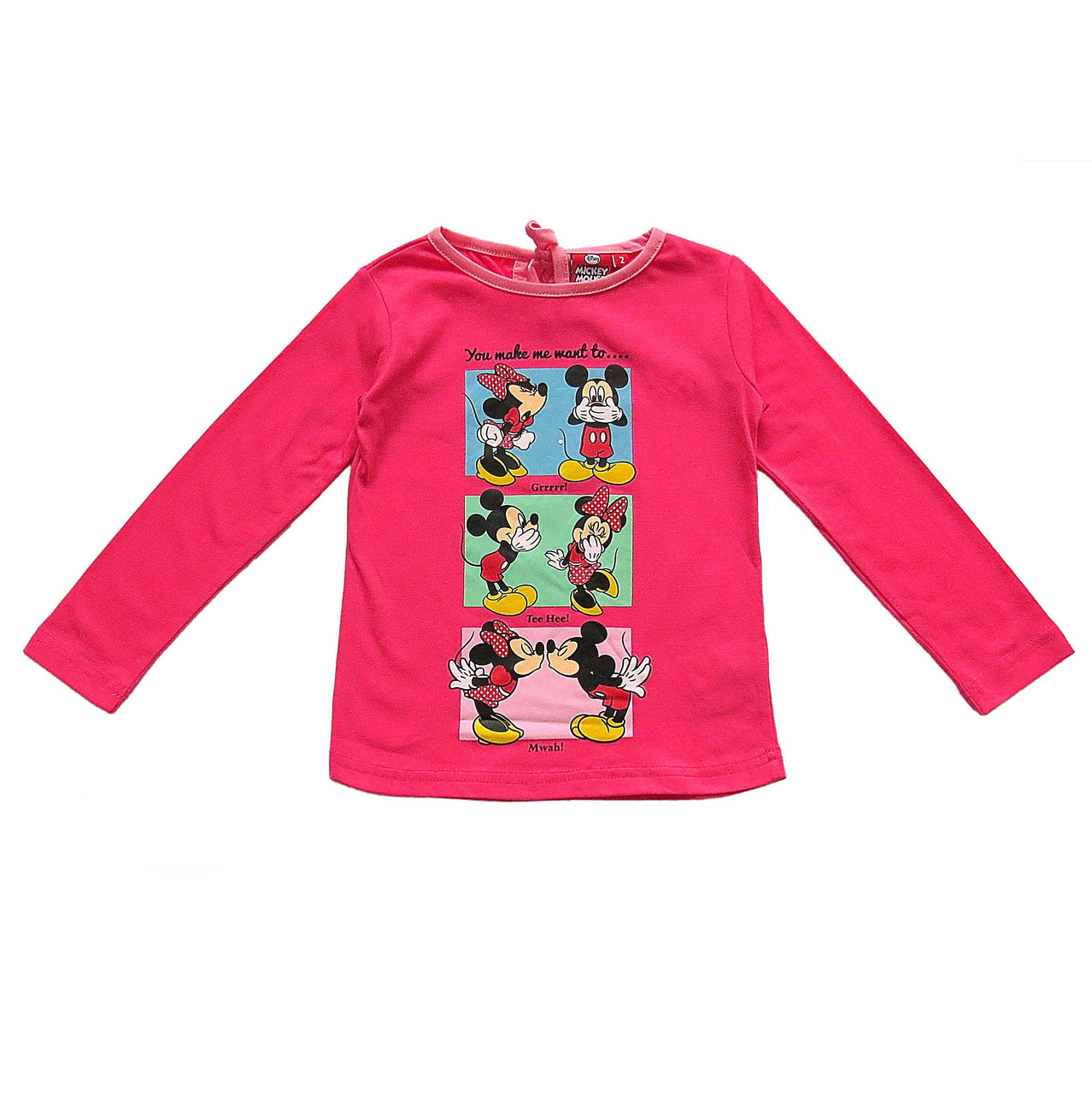 

Лонгслив Minnie&Mickey Mouse Disney для девочки 128 см Розовый 5856