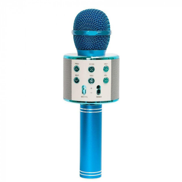 

Беспроводный Bluetooth караоке микрофон WS-858(Blue)