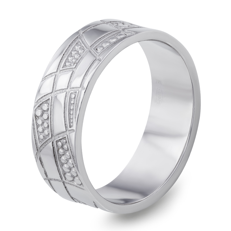 

Кольцо 19.5 мм Серебро 925 6.50 г
