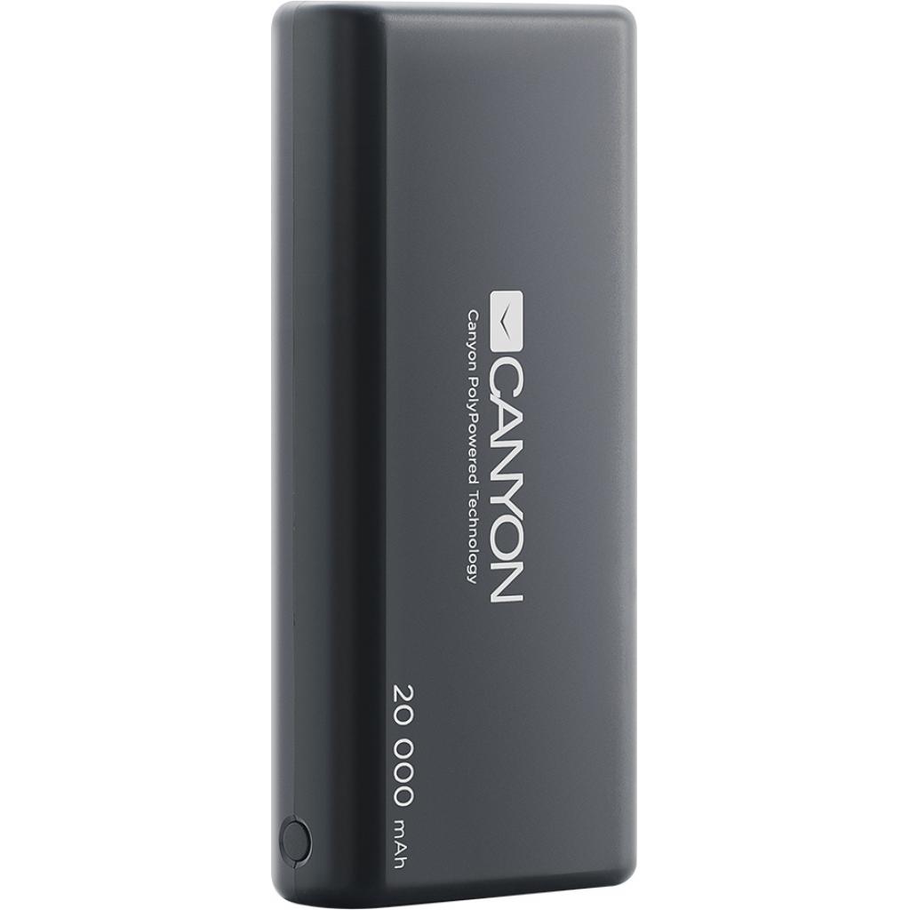 

Батарея універсальна CANYON 20000mAh, Input 5V/2A, Output 5V/2.1A(Max), White (CNE-CPBP20W)