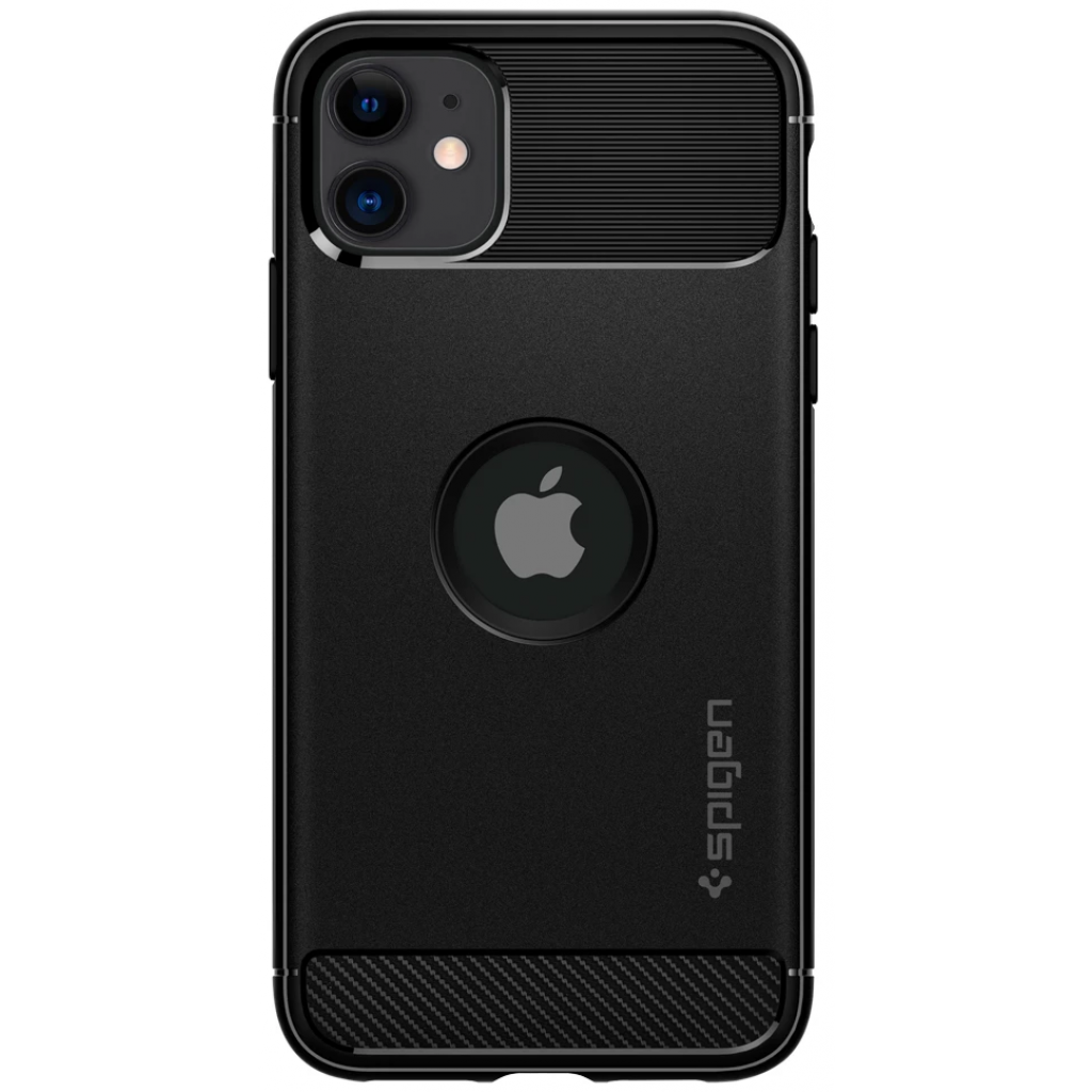

Чохол до моб. телефона Spigen iPhone 11 Rugged Armor, Matte Black
