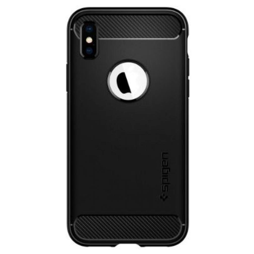 

Чохол до моб. телефона Spigen iPhone XS Rugged Armor Matte Black