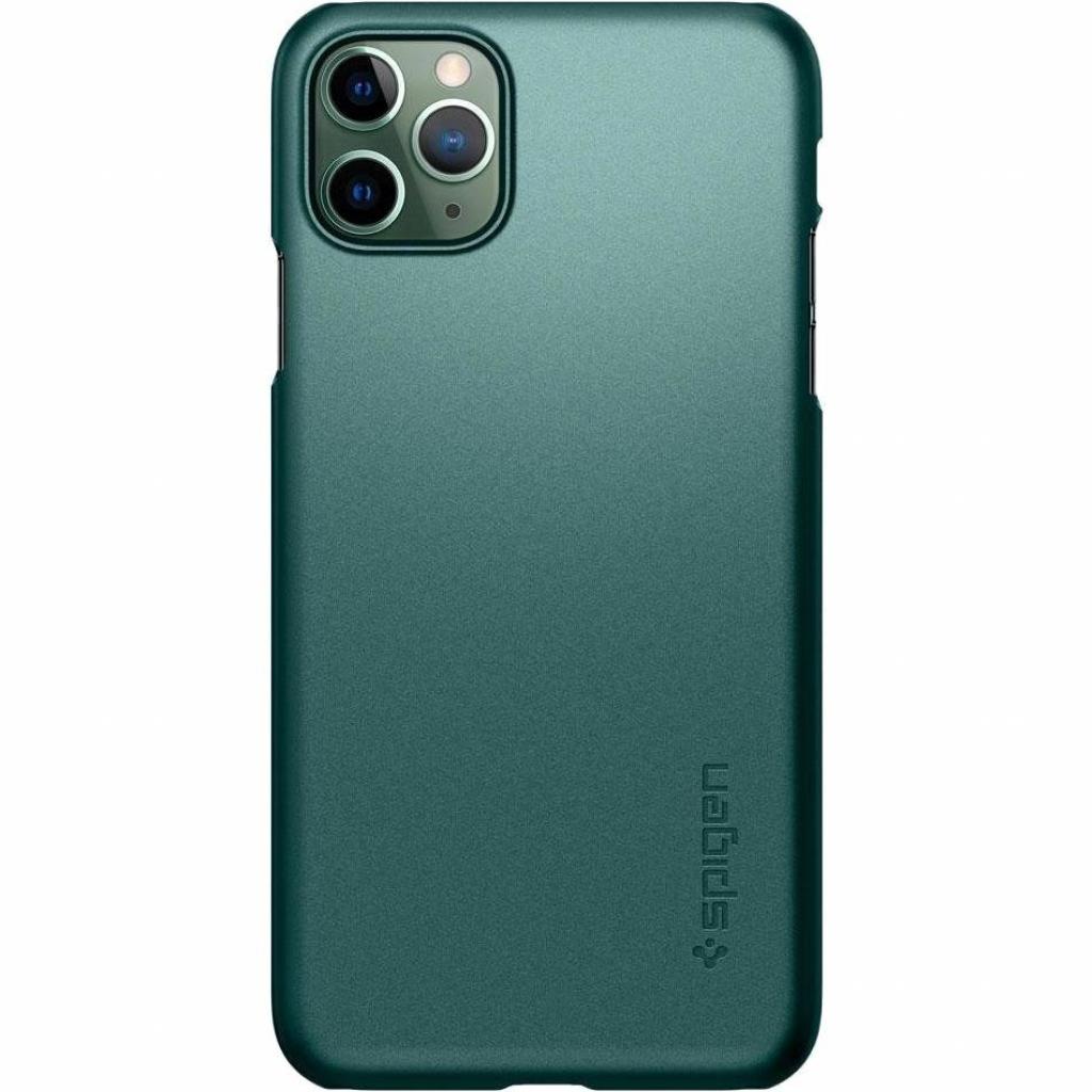 

Чохол до моб. телефона Spigen iPhone 11 Pro Max Thin Fit, Midnight Green