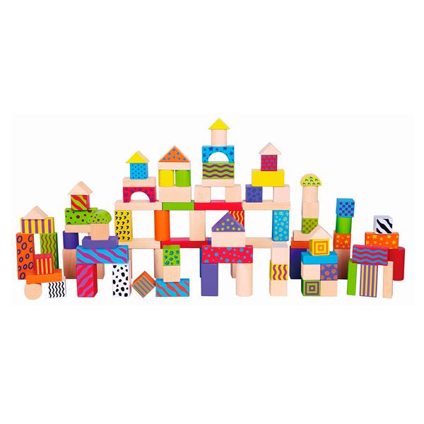 

Кубики Viga Toys Красочные блоки 100 шт., 3 см (59696)