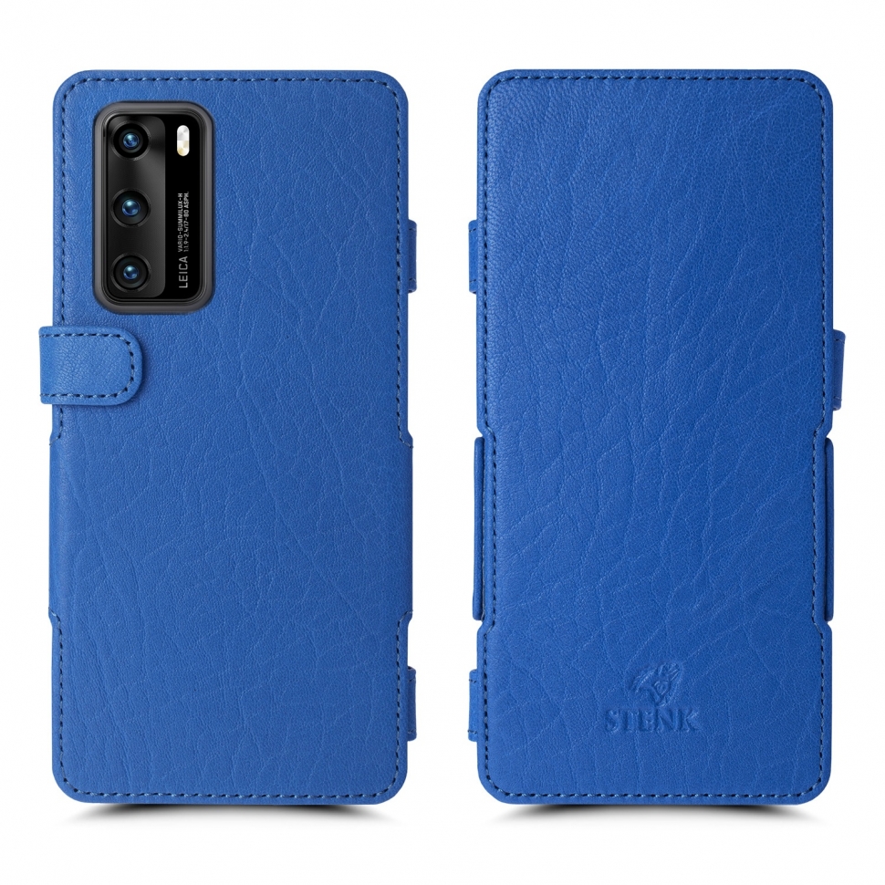 

Чехол книжка Stenk Prime для Huawei P40 Ярко-синий