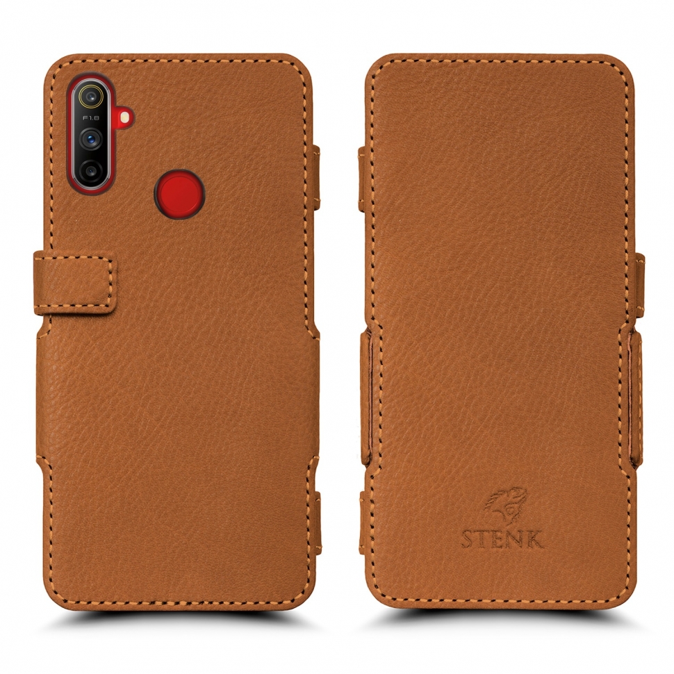 

Чехол книжка Stenk Prime для Realme C3 Camel