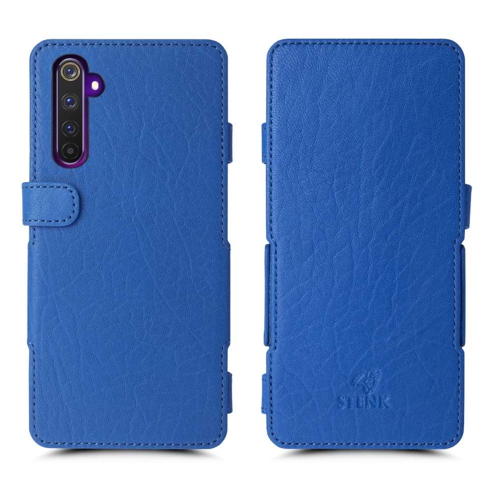 

Чехол книжка Stenk Prime для Realme 6 Pro Ярко-синий