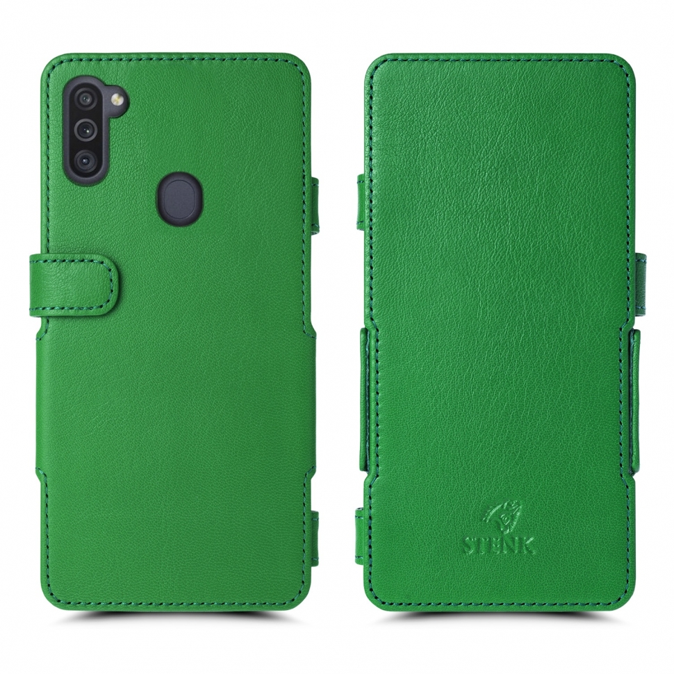 

Чехол книжка Stenk Prime для Samsung Galaxy M11 Зелёный
