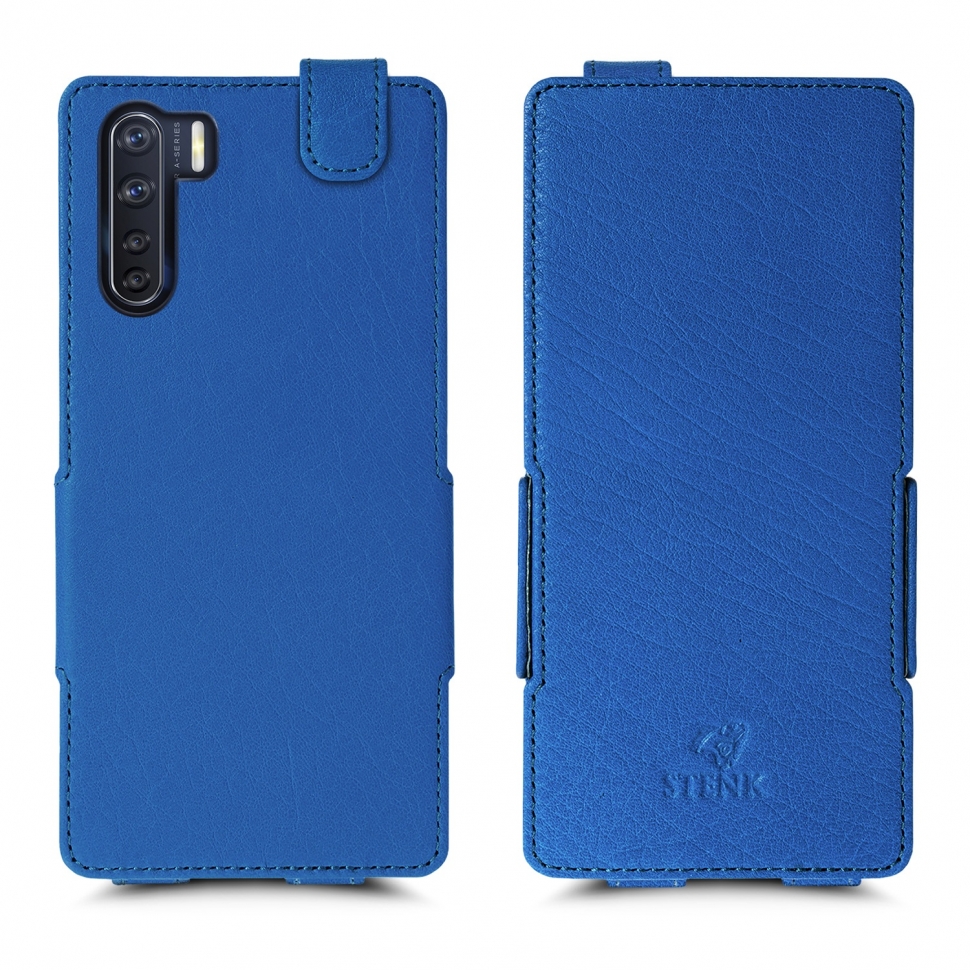

Чехол флип Stenk Prime для OPPO A91 Ярко-синий