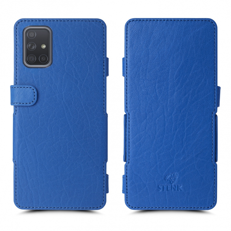 

Чехол книжка Stenk Prime для Samsung Galaxy A71 Ярко-синий