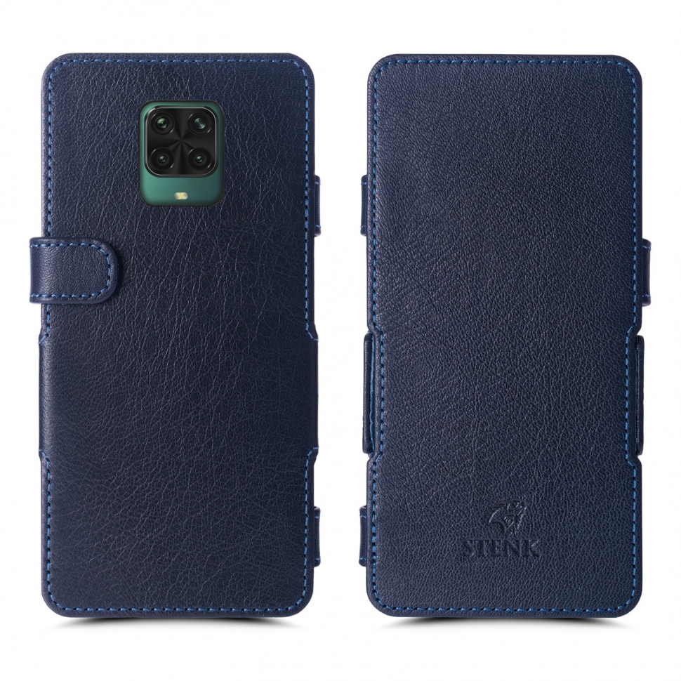 

Чехол книжка Stenk Prime для Xiaomi Redmi Note 9 Pro Синий
