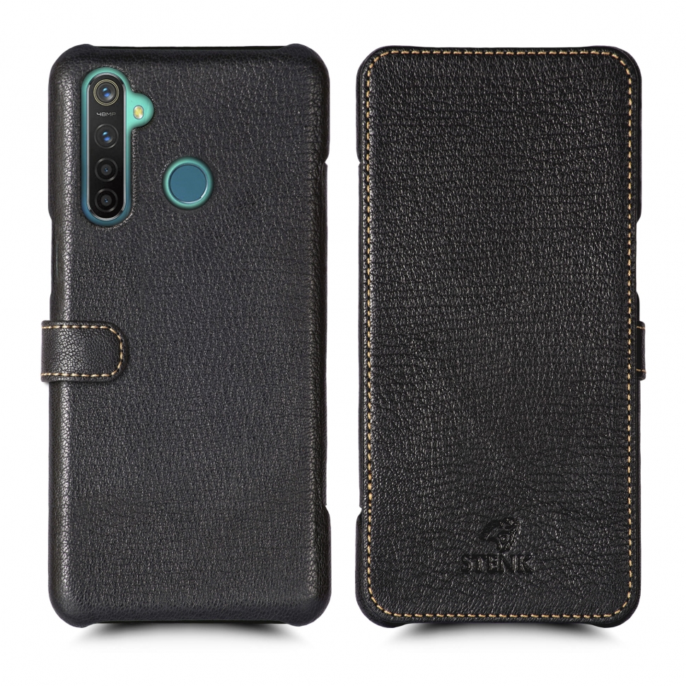 

Чехол книжка Stenk Premium для Realme 5 Pro Чёрный
