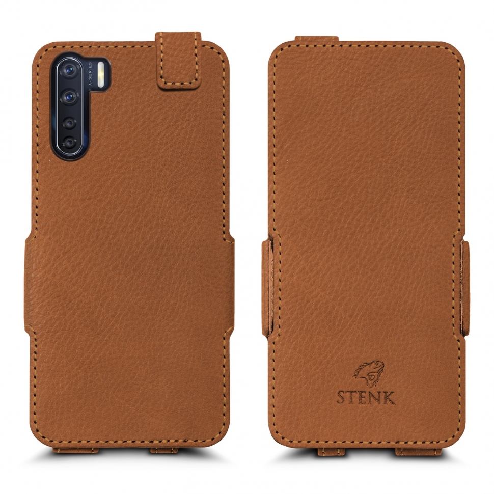 

Чехол флип Stenk Prime для OPPO A91 Camel