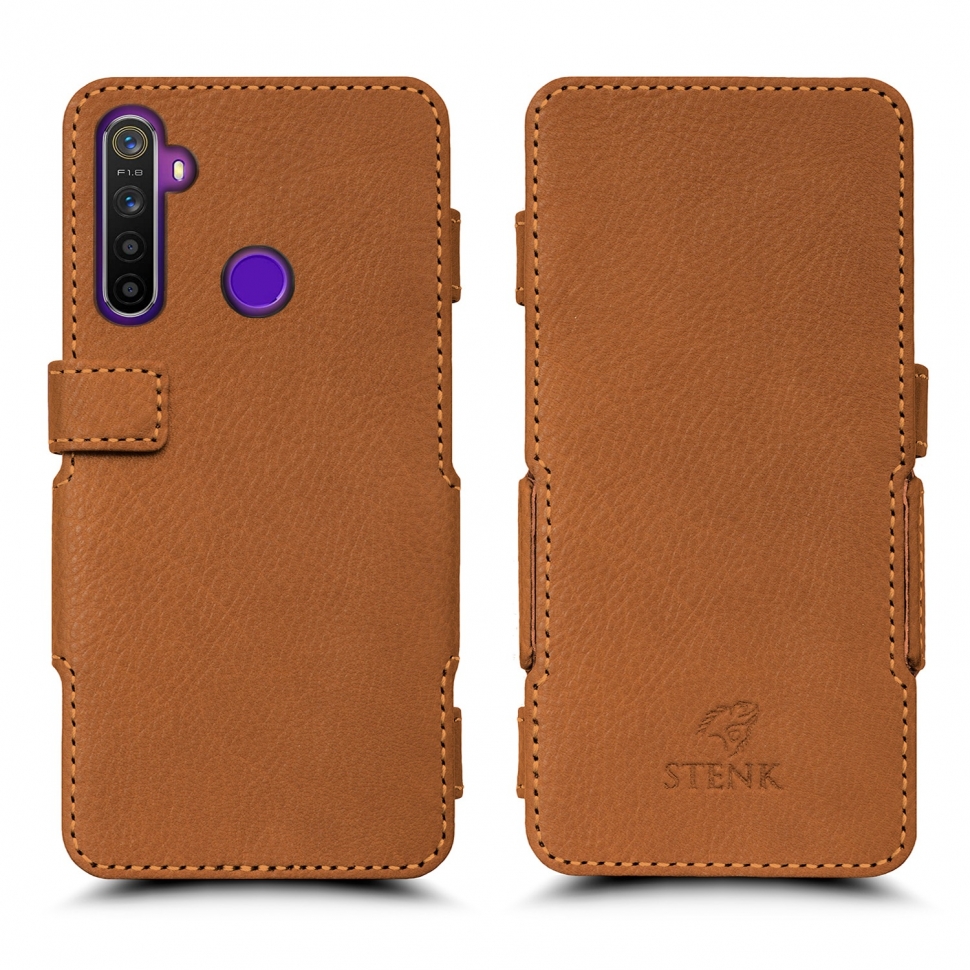 

Чехол книжка Stenk Prime для Realme 5 Camel