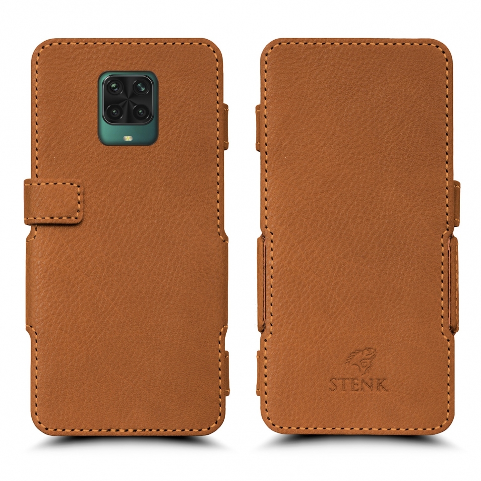 

Чехол книжка Stenk Prime для Xiaomi Redmi Note 9 Pro Camel