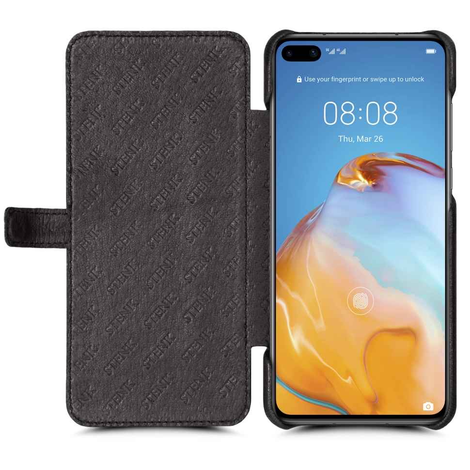 

Чехол книжка Stenk Premium для Huawei P40 Чёрный